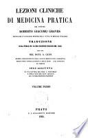 Lezioni cliniche di medicina pratica Roberto Giacomo Graves