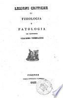 Lezioni critiche di fisiologia e patologia