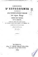 Lezioni d'astronomia