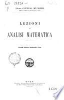 Lezioni di analisi matematica