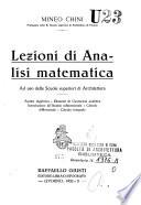 Lezioni Di Analisi Matematica