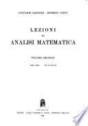 Lezioni di analisi matematica