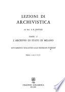 Lezioni di archivistica del prof. A. R. Natale
