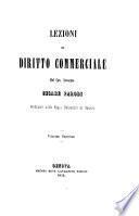 Lezioni di diritto commerciale del cav. avv. Cesare Parodi