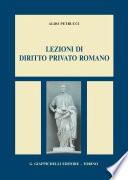 Lezioni di diritto privato romano