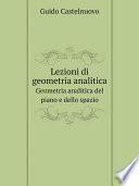 Lezioni di geometria analitica