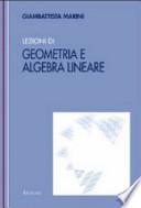 Lezioni di geometria e algebra lineare
