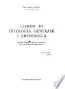 Lezioni di idrologia generale e crenologia