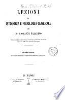 Lezioni di istologia e fisiologia generale