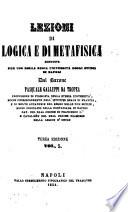 Lezioni di logica e di metafisica