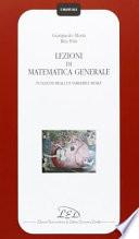 Lezioni di matematica generale. Funzioni reali di variabile reale