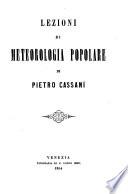 Lezioni di Meteorologia popolare