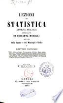 Lezioni di statistica teorico-pratica