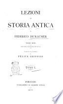 Lezioni di storia antica di Federico de' Raumer