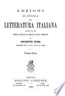 Lezioni di storia della letteratura italiana dettate ad uso delle scuole e delle colte persone: Letteratura moderna