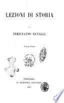 Lezioni di storia di Ferdinando Ranalli