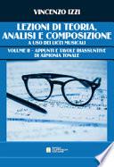 Lezioni di teoria, analisi e composizione a uso dei licei musicali