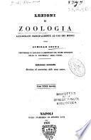 Lezioni di zoologia accomodate principalmente ad uso dei medici