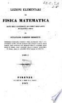 Lezioni elementari di fisica matematica