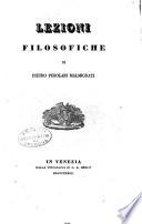 Lezioni filosofiche