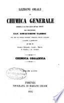 Lezioni orali di chimica generale pronunziate in un corso privato nell'anno 1849-50
