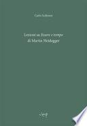 Lezioni su «Essere e tempo» di Martin Heidegger