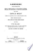 Lezioni sulle malattie dell'infanzia e della fanciullezza