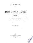 Li nuptiali di Marco Antonio Altieri