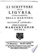 Li scrittori della Ligvria