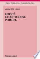Libertà e costituzione in Hegel