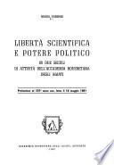 Libertà scientifica e potere politico in due secoli di attività dell'Accademia roveretana degli agiati