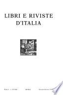 Libri e riviste d'Italia