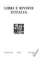 Libri e riviste d'Italia