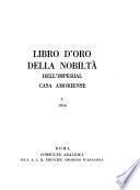 Libro d'oro della nobilità dell'imperial casa amoriense