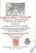 LIBRO DELL' VFICIO DELLA GLORIOSA VERGINE MARIA