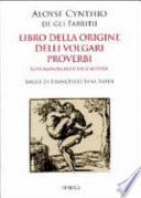 Libro della origine delli volgari proverbi