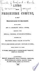 Libro delle preghiere comuni...