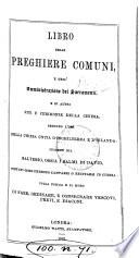 Libro delle preghieri comuni