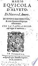 Libro di natura d'Amore