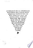 Libro primo[-ultimo] della historia de l'Indie Occidentali