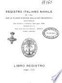 Libro registro. RINA.