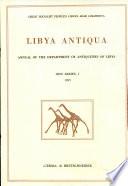Libya antiqua. Nuova serie