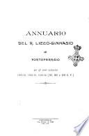 Liceo-ginnasio (R.) Raffaello Foresi in Portoferraio. Annuario