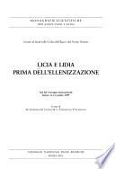 Licia e Lidia prima dell'ellenizzazione
