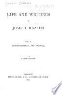 Life and Writings of Joseph Mazzini