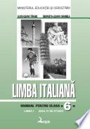 Limba italiană. Manual pentru clasa a VI-a, limba I