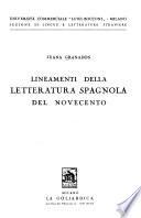 Lineamenti della letteratura spagnola del Novecento