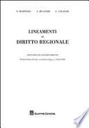 Lineamenti di diritto regionale. Appendice di aggiornamento. Il federalismo fiscale, secondo la legge n.42 del 2009.