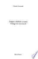Lingua e dialetto a teatro