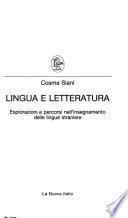 Lingua e letteratura